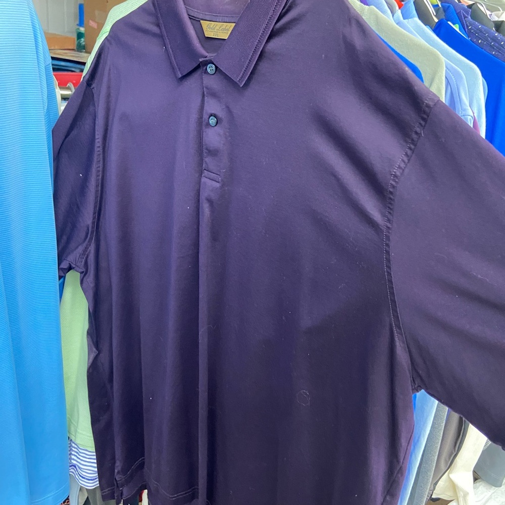 Roundtree & Yorke Dark Purple Polo Shirt